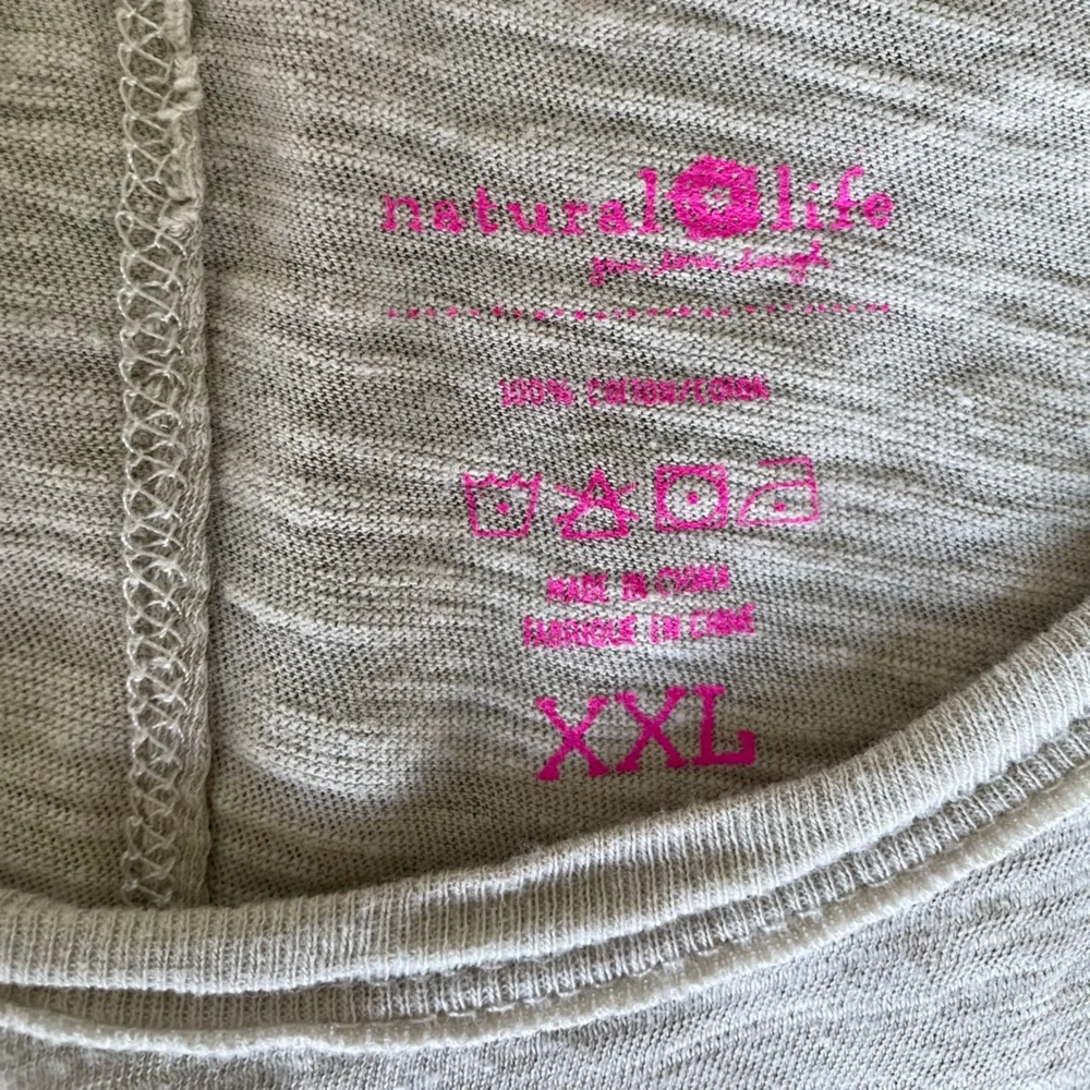 Natural Life Frankie Boxy Cotton T-Shirt - Moonstruck Peace Sign. Woman’s 2X - Picture 5 of 7